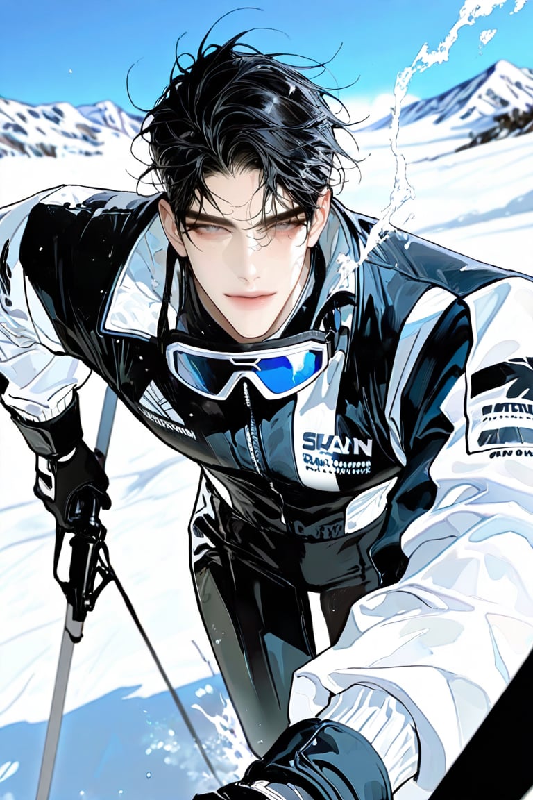 1boy,  athletic lean build,  fair skin by Rawikarn on Tensor.Art