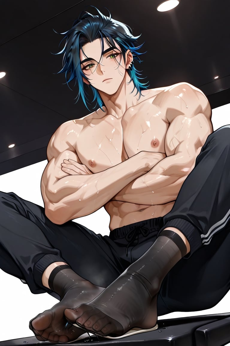 Twist the nipples,  socks,  transparent socks by 凡尘红梦 on Tensor.Art