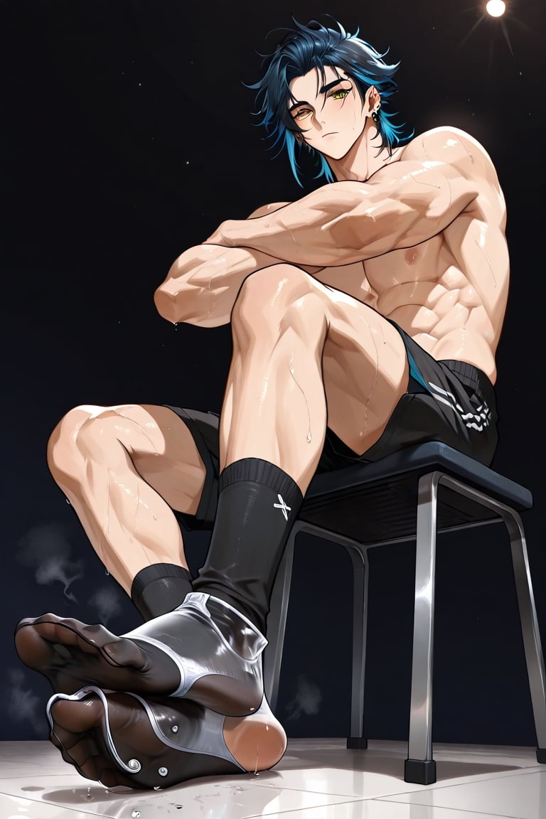 Twist the nipples,  socks,  transparent socks by 凡尘红梦 on Tensor.Art