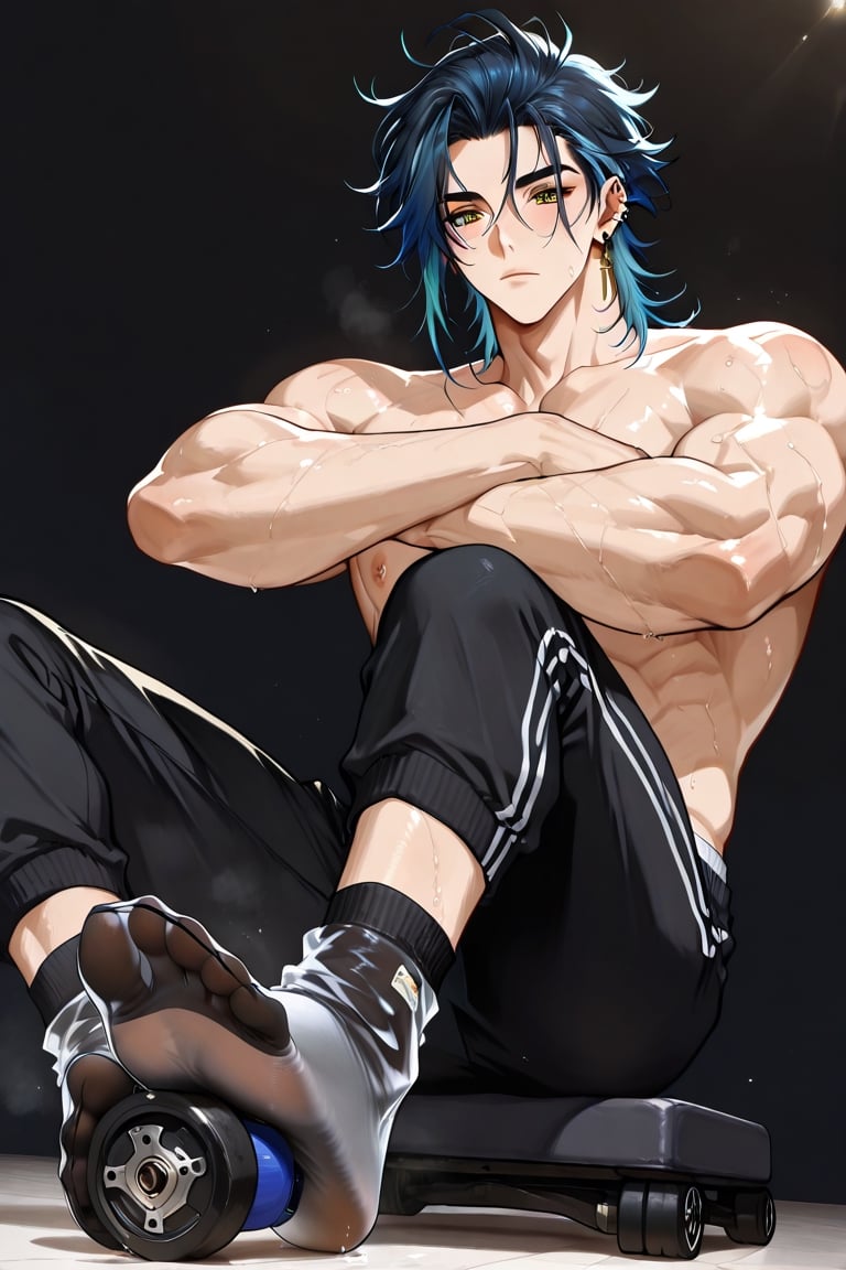 Twist the nipples,  socks,  transparent socks by 凡尘红梦 on Tensor.Art