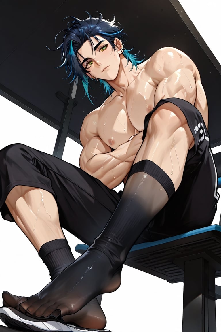 Twist the nipples,  socks,  transparent socks by 凡尘红梦 on Tensor.Art