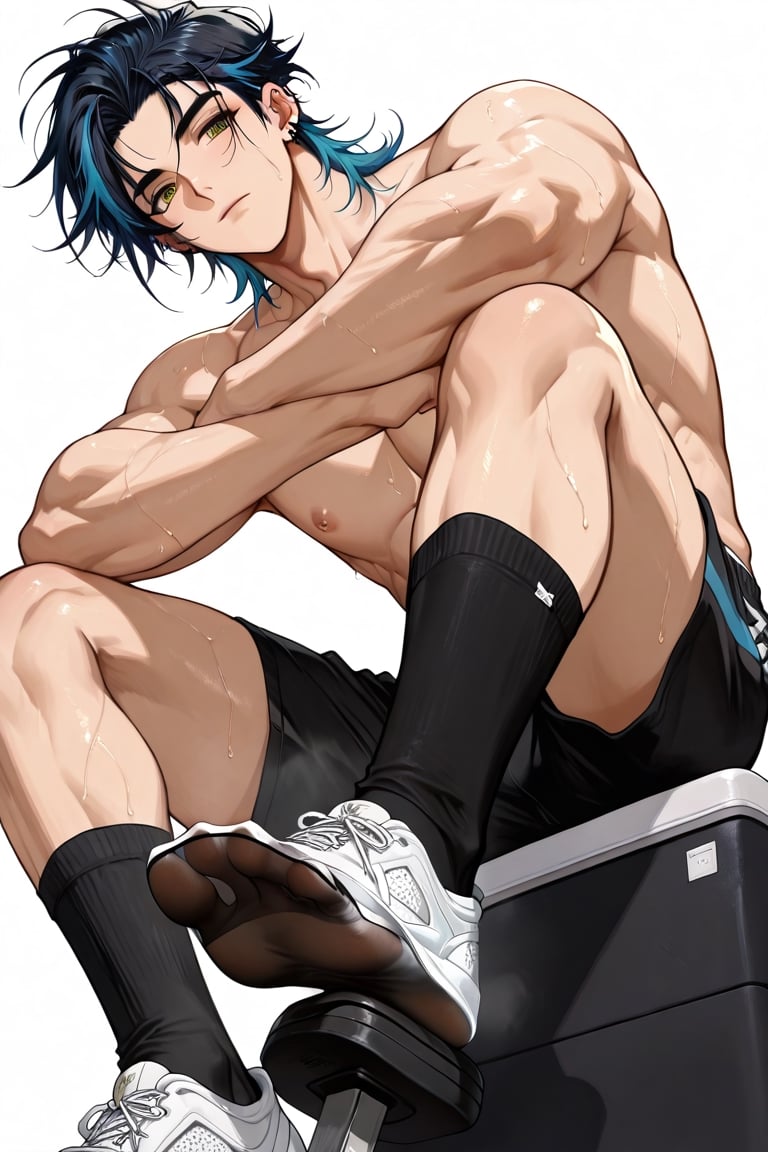 Twist the nipples,  socks,  transparent socks by 凡尘红梦 on Tensor.Art