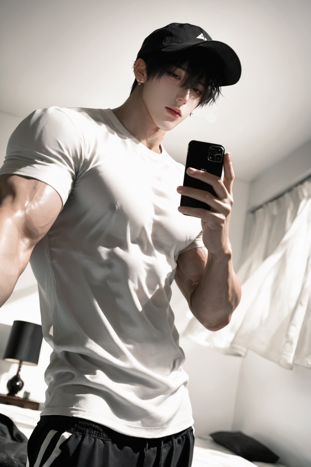 1 man,  solo,  ((Black hair)) by B on Tensor.Art