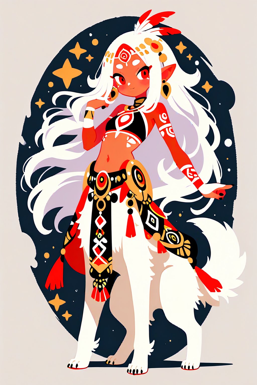 solo,  extremely long hair,  white hair by user_847916600299390282 on Tensor.Art
