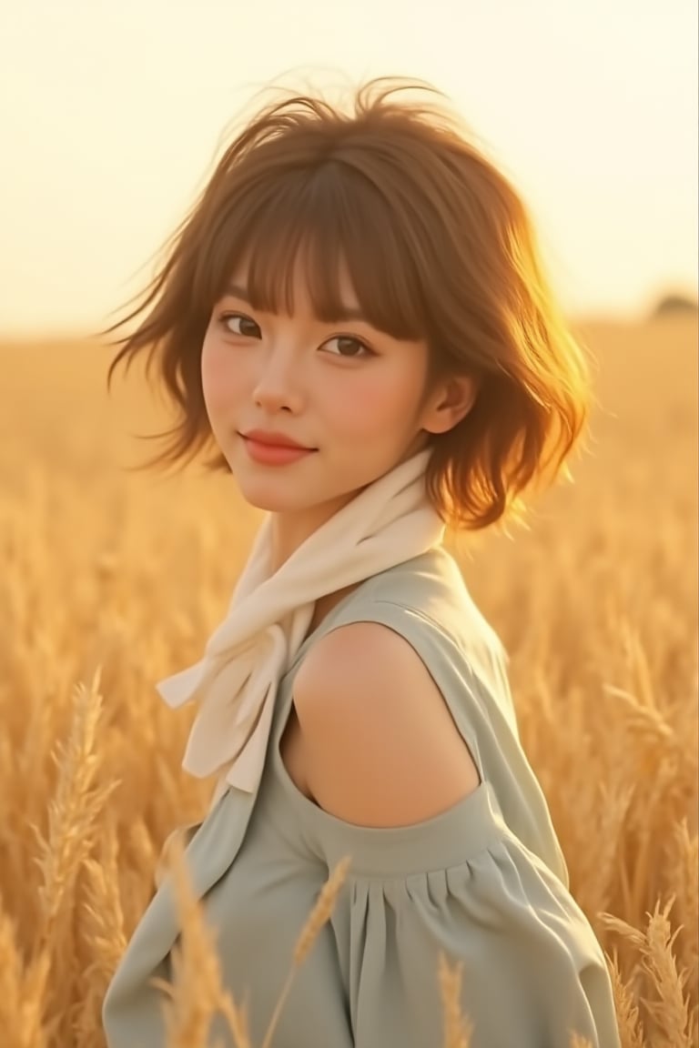 Fine art full body image photograph,  warm,  soft light. A stylish Korean woman by BuG_tube on Tensor.Art