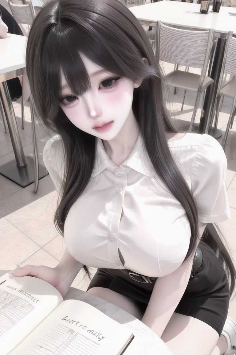 Black hair,  black eyes,  black eyelashes by Yamu_iz on Tensor.Art