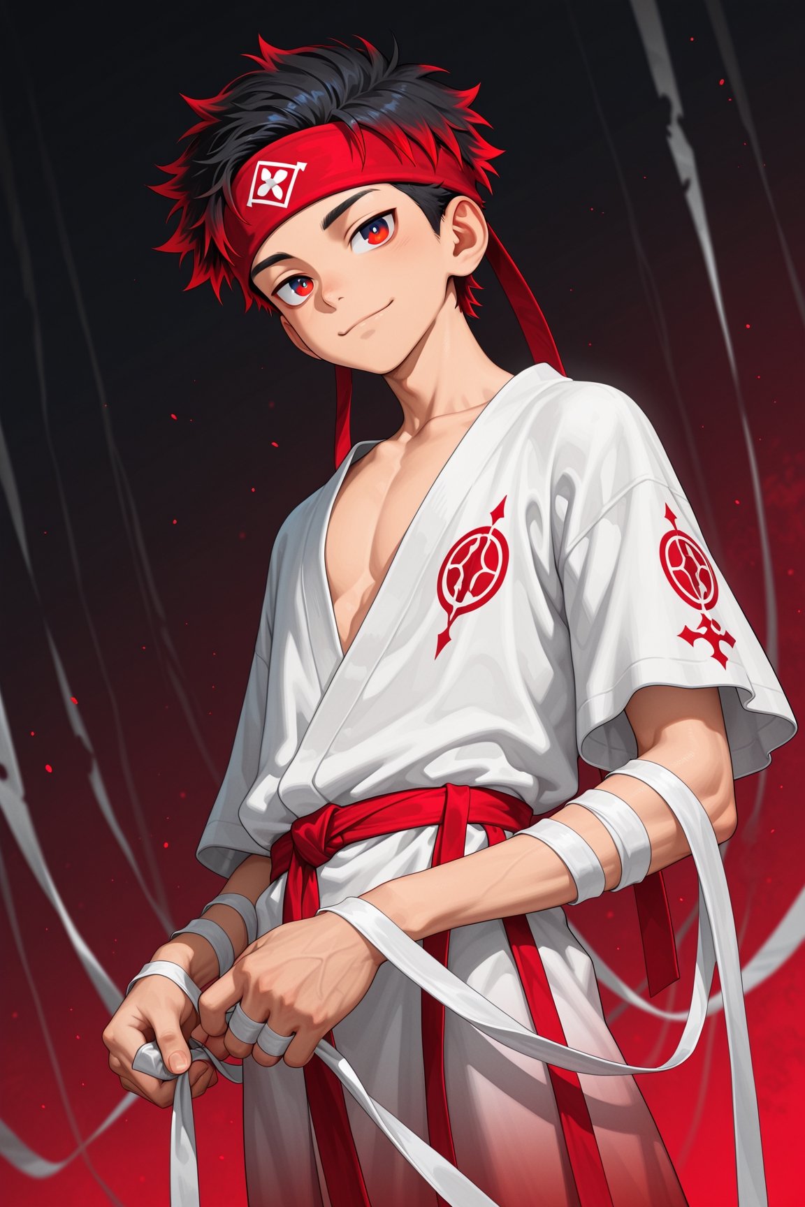 solo,  male,  1boy by AKIRA_12 on Tensor.Art