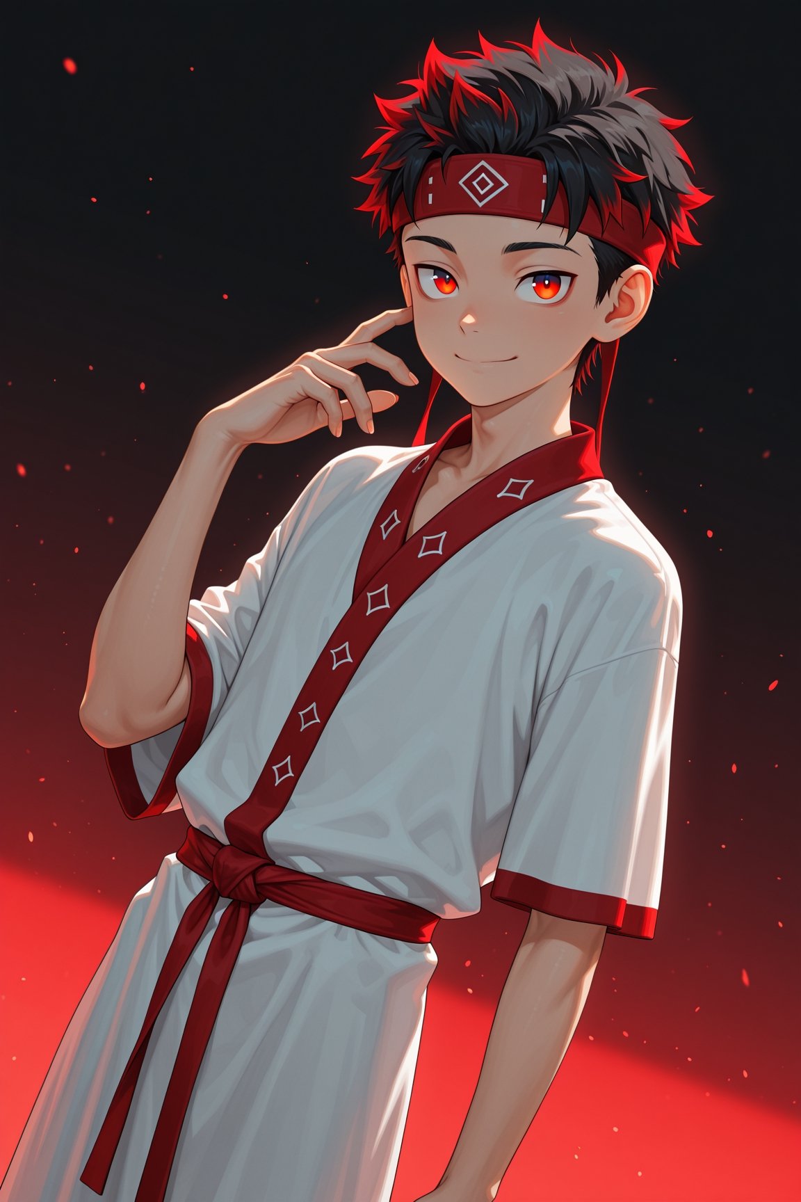 solo,  male,  1boy by AKIRA_12 on Tensor.Art