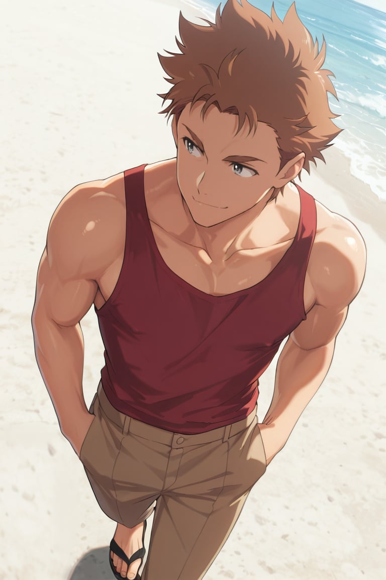 Sou Hishigata,  spiked hair,  short hair by ☺ on Tensor.Art