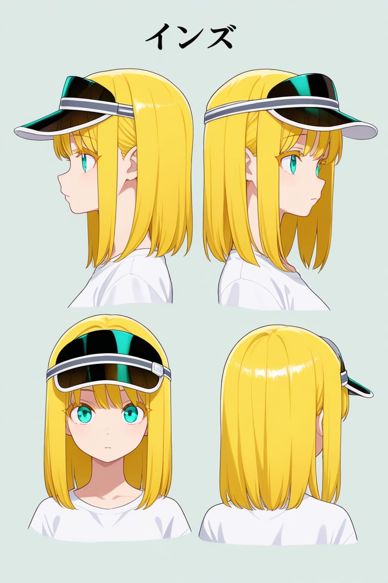 Visor cap,  portrait,  reference sheet by 幽鬼処刑人２年目 on Tensor.Art