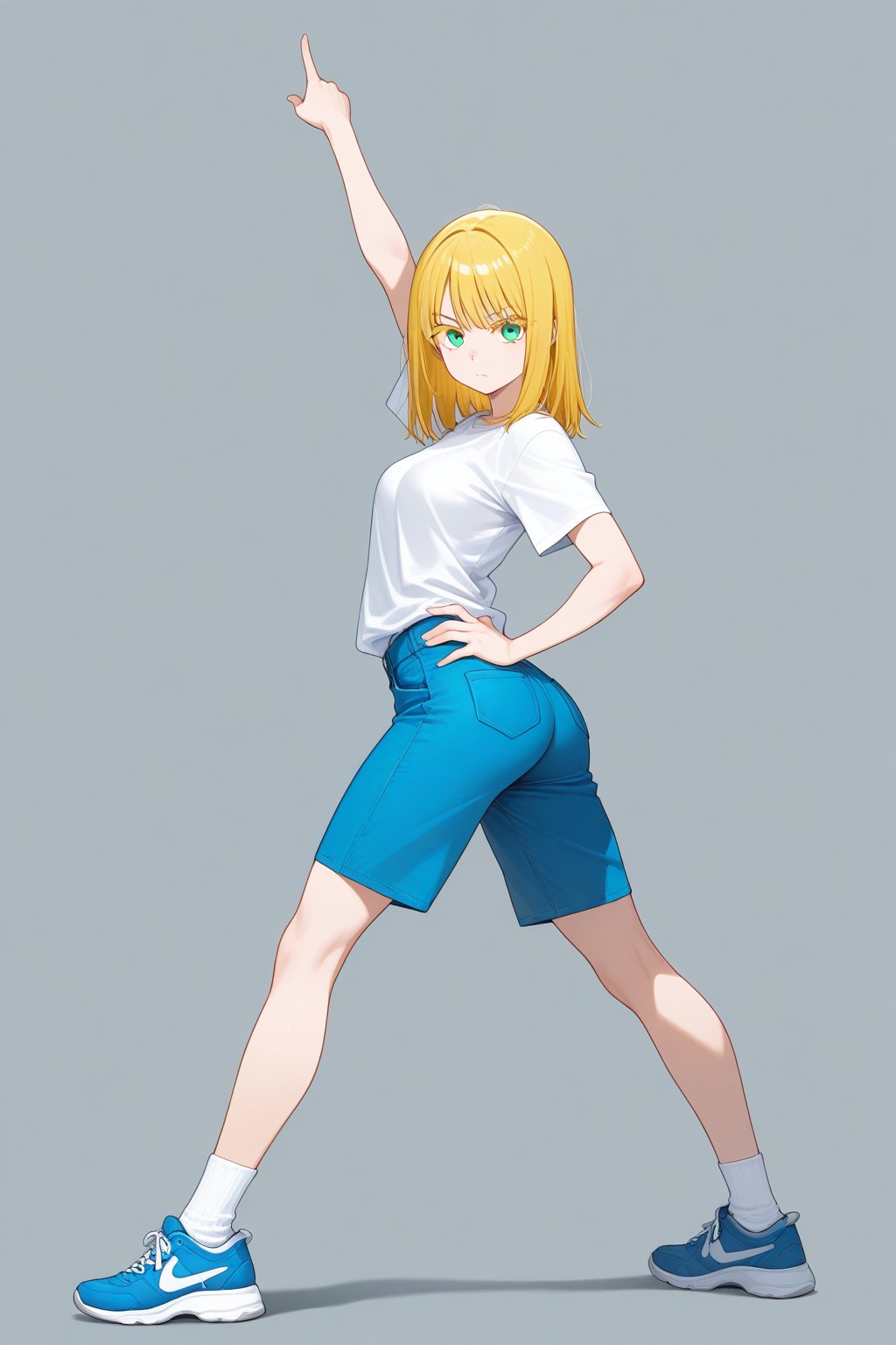 Clenched hand on own hip,  Standing,  Bowlegged pose by 幽鬼処刑人２年目 on Tensor.Art