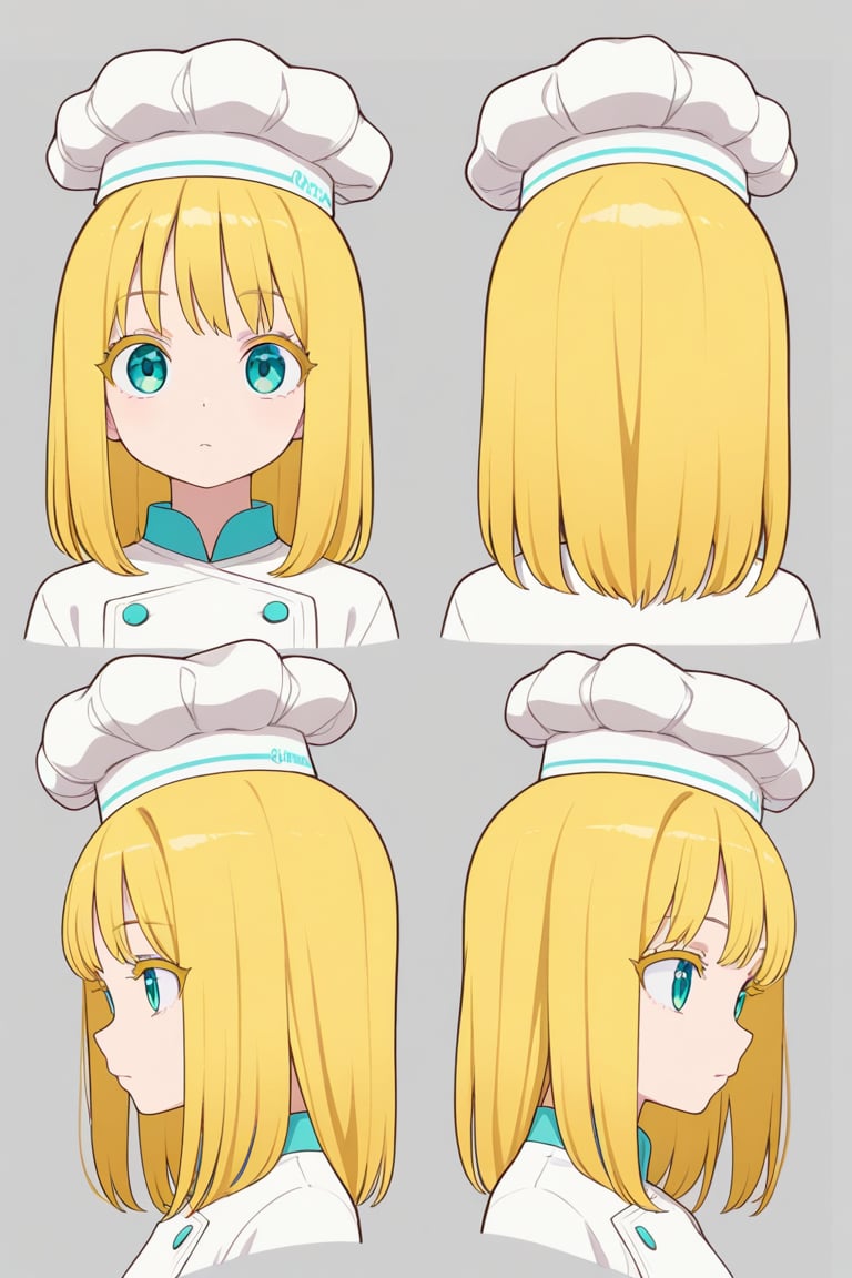 Mini chef hat,  portrait,  reference sheet by 幽鬼処刑人２年目 on Tensor.Art