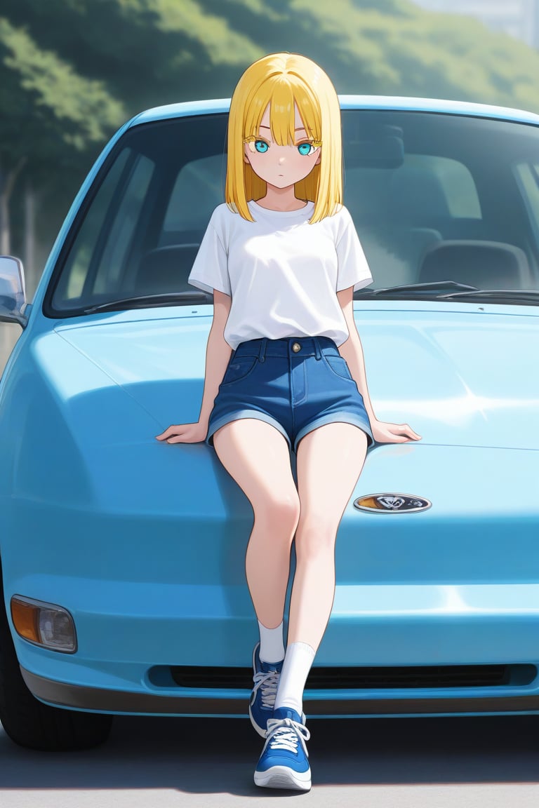 Vehicle focus,  1girl,  medium hair by 幽鬼処刑人２年目 on Tensor.Art
