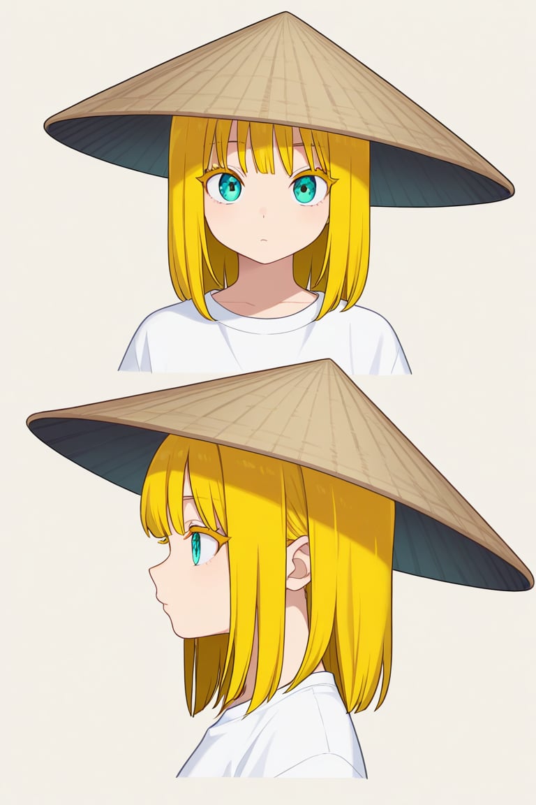 Rice hat,  portrait,  reference sheet by 幽鬼処刑人２年目 on Tensor.Art
