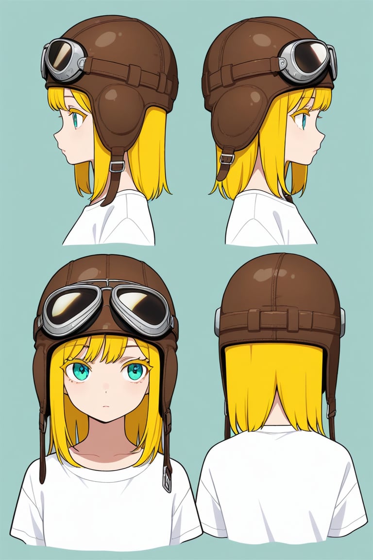 Aviator cap,  portrait,  reference sheet by 幽鬼処刑人２年目 on Tensor.Art