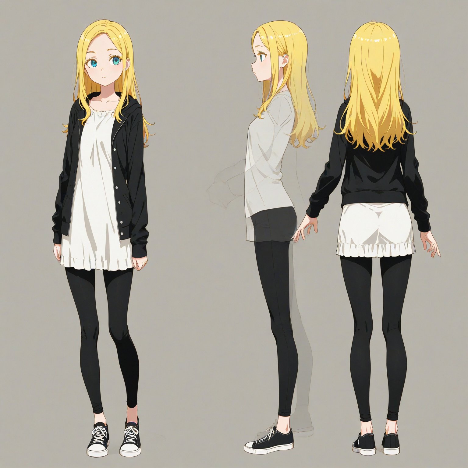 Casual,  turnaround,  simple background by 幽鬼処刑人２年目 on Tensor.Art
