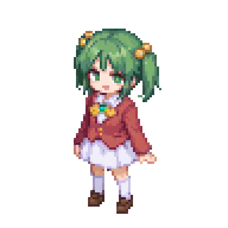 1girl,  pixel art, by 幽鬼処刑人２年目 on Tensor.Art