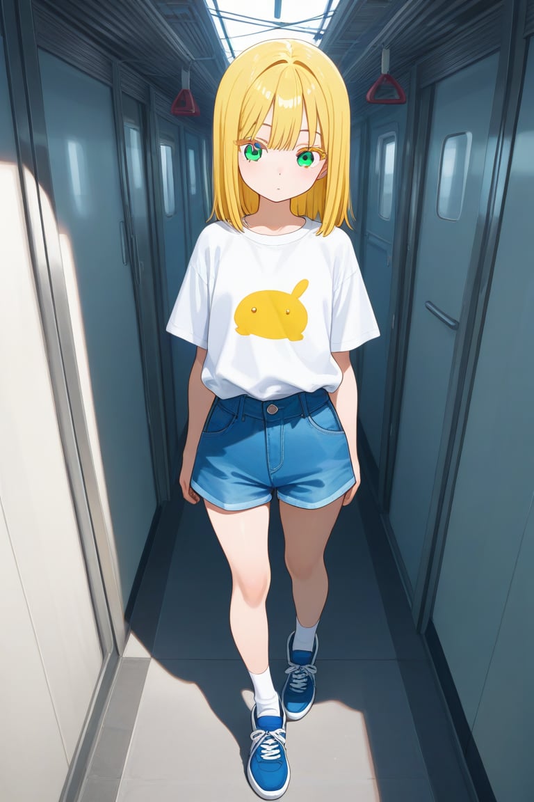 Vanishing point,  1girl,  medium hair by 幽鬼処刑人２年目 on Tensor.Art