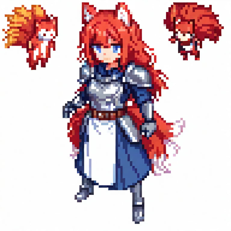 1lady,  pixel art,  jaggy lines by 幽鬼処刑人２年目 on Tensor.Art