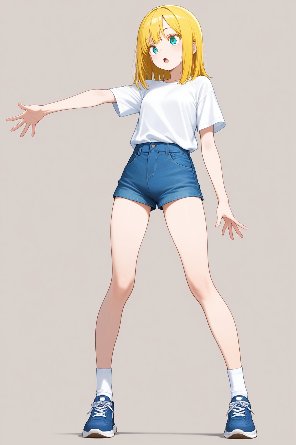Outstretched arm,  Spread fingers,  Standing by 幽鬼処刑人２年目 on Tensor.Art