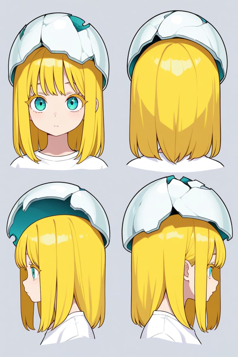 Eggshell hat,  portrait,  reference sheet by 幽鬼処刑人２年目 on Tensor.Art