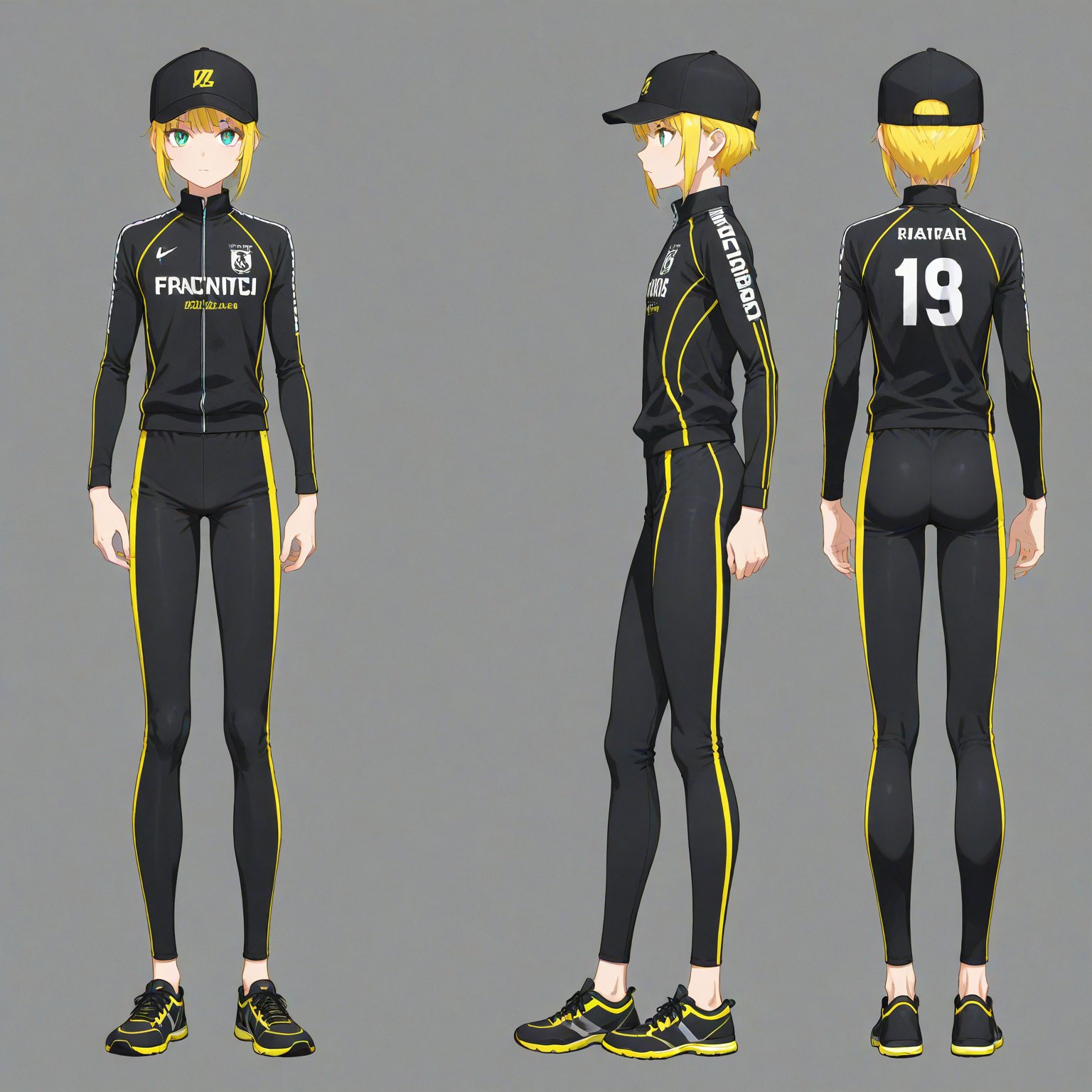 Sportswear,  Headwear,  turnaround by 幽鬼処刑人２年目 on Tensor.Art