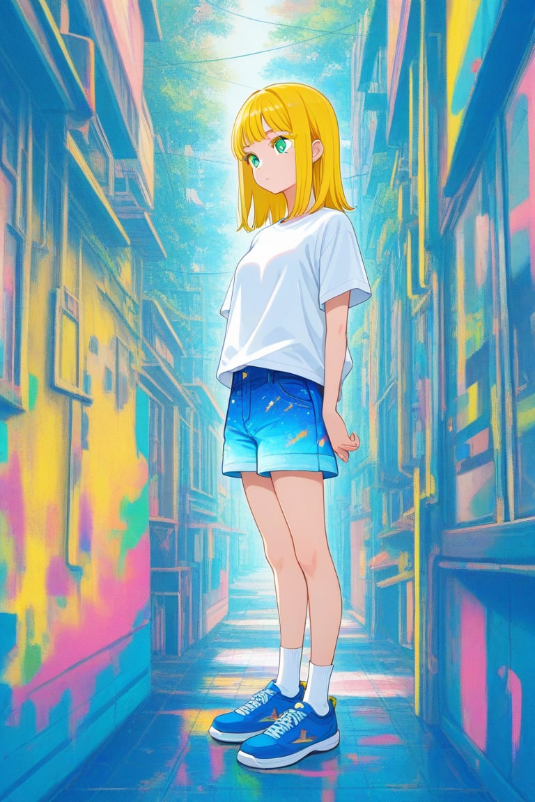 Colorful,  Scenery,  1girl by 幽鬼処刑人２年目 on Tensor.Art