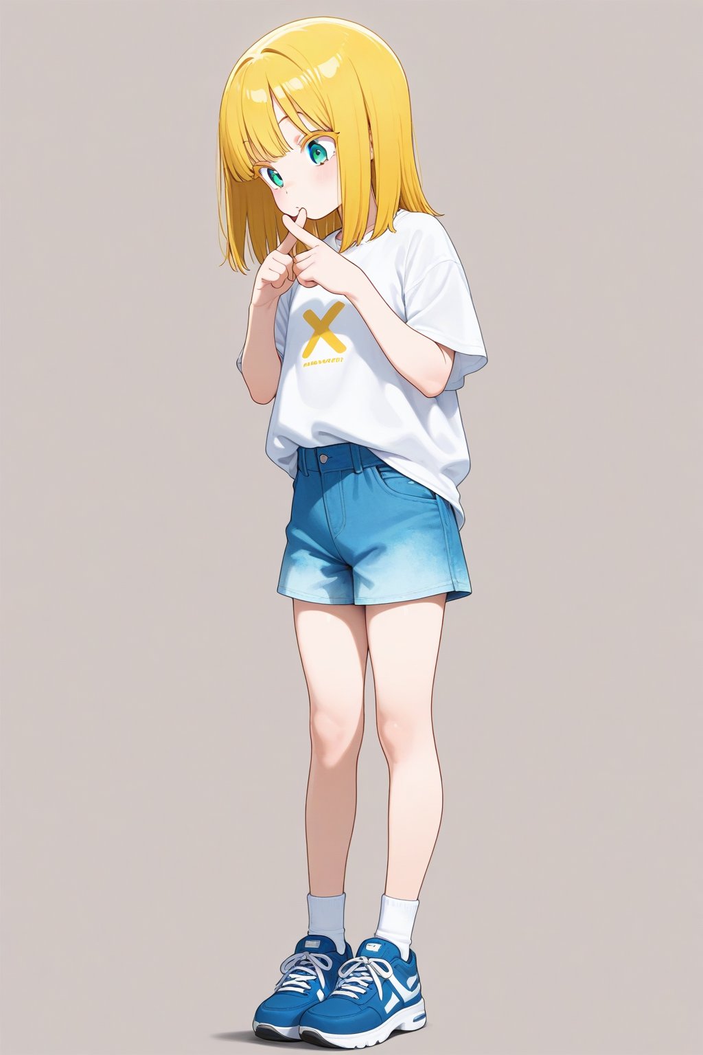 X fingers,  1girl,  medium hair by 幽鬼処刑人２年目 on Tensor.Art