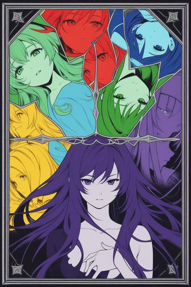 Multiple girls,  Monochrome theme,  Partially colored by 幽鬼処刑人２年目 on Tensor.Art