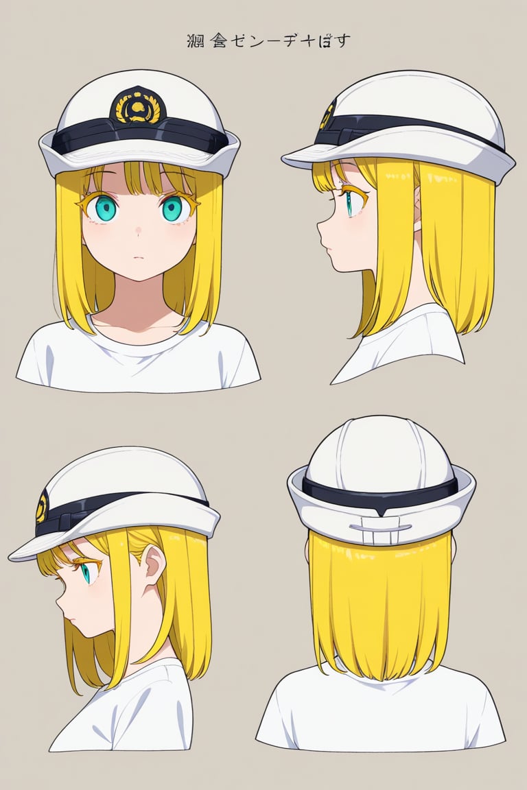 Female service cap,  portrait,  reference sheet by 幽鬼処刑人２年目 on Tensor.Art