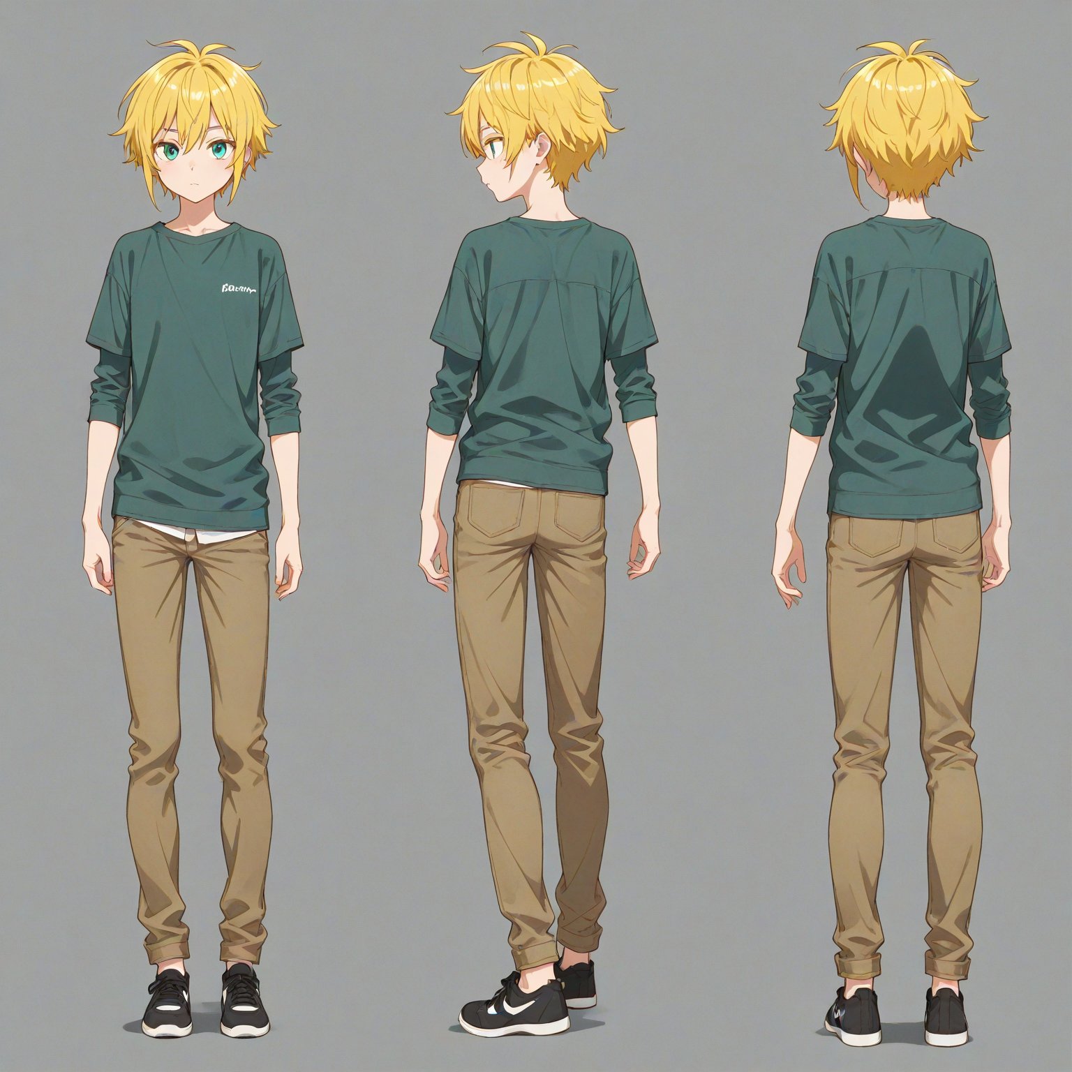 Casual,  turnaround,  simple background by 幽鬼処刑人２年目 on Tensor.Art