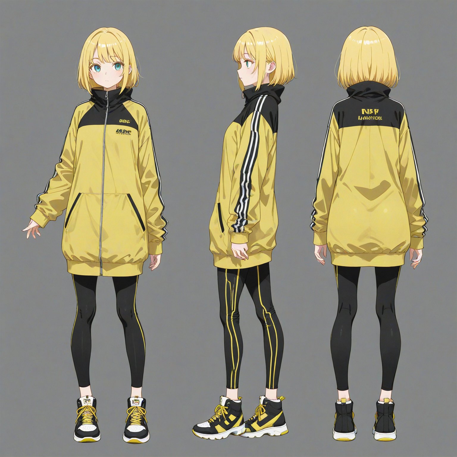 Streetwear,  turnaround,  full body by 幽鬼処刑人２年目 on Tensor.Art