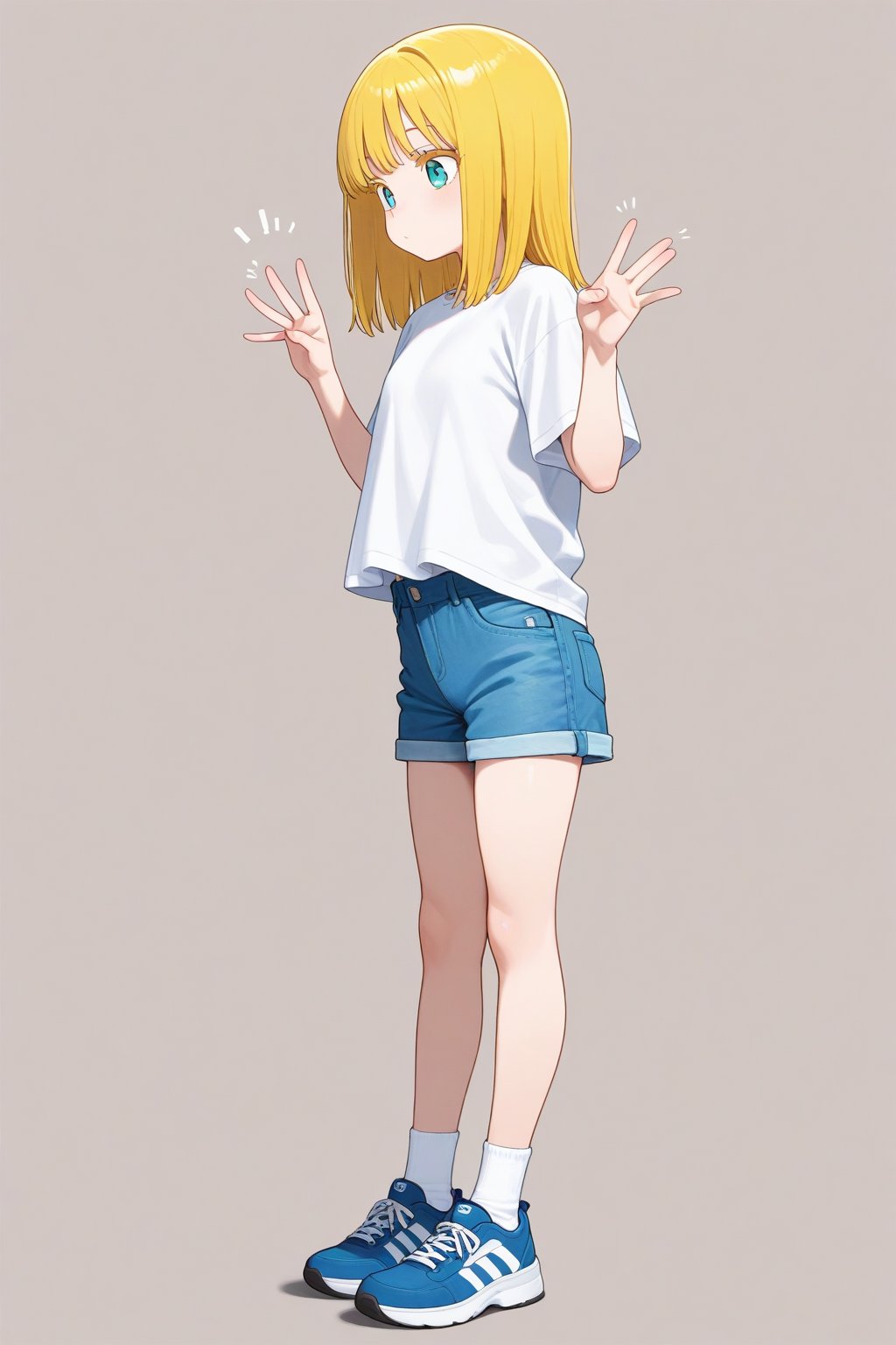Finger counting,  1girl,  medium hair by 幽鬼処刑人２年目 on Tensor.Art
