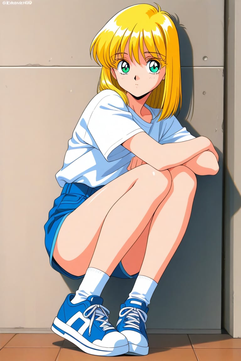 1990s,  1girl,  medium hair by 幽鬼処刑人２年目 on Tensor.Art