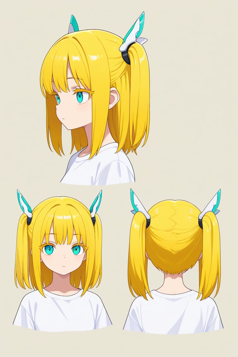 Armored twintails,  portrait,  reference sheet by 幽鬼処刑人２年目 on Tensor.Art