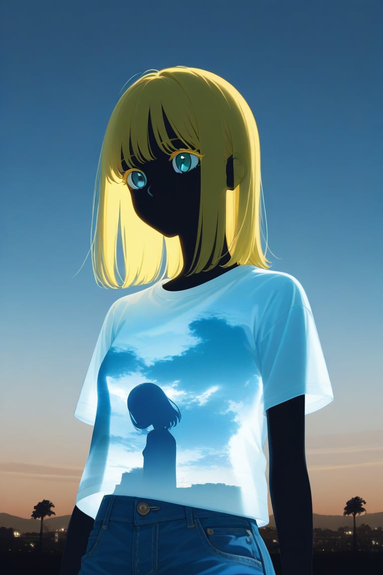 (((((Double exposure theme))))),  Silhouette,  Scenery by 幽鬼処刑人２年目 on Tensor.Art