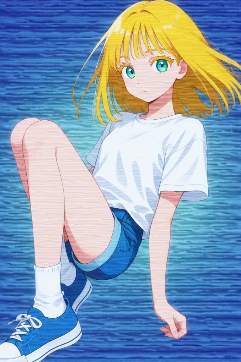 Scanlines,  1girl,  medium hair by 幽鬼処刑人２年目 on Tensor.Art
