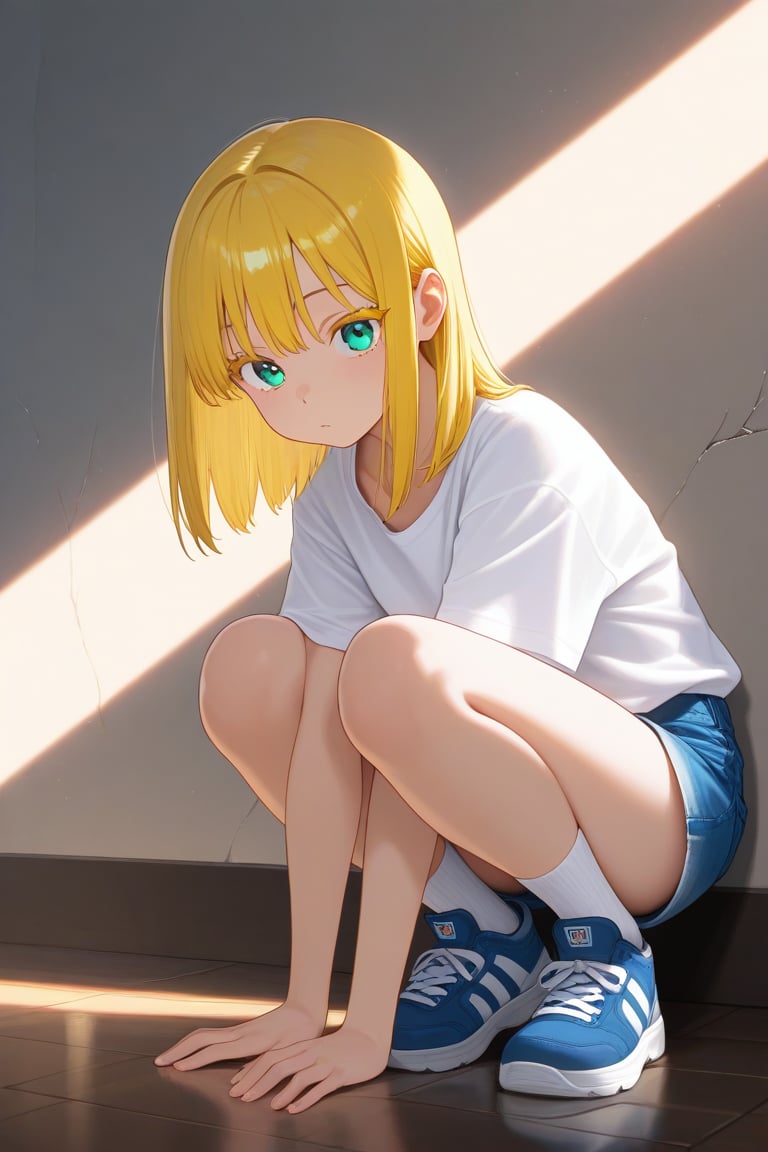 Crack of light,  1girl,  medium hair by 幽鬼処刑人２年目 on Tensor.Art