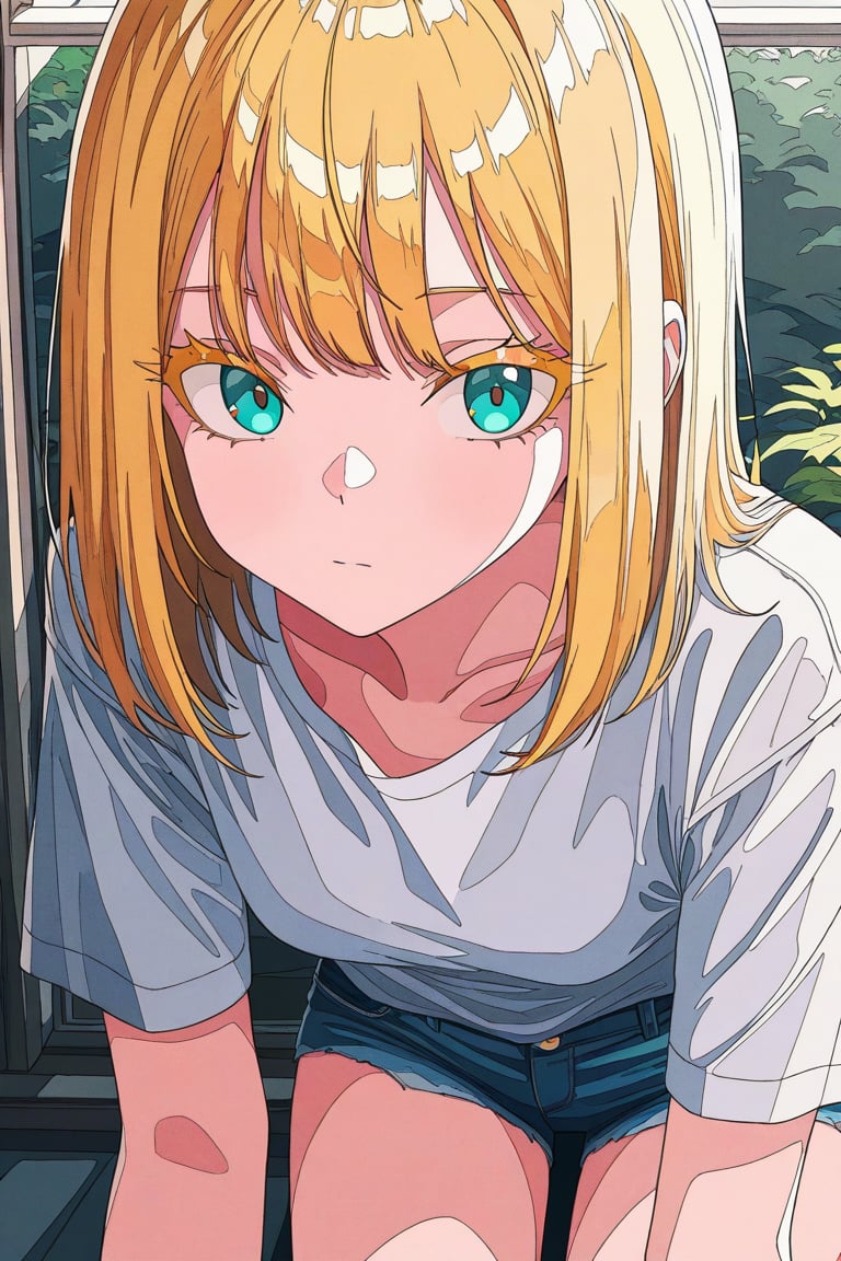Ligne claire,  1girl,  medium hair by 幽鬼処刑人２年目 on Tensor.Art