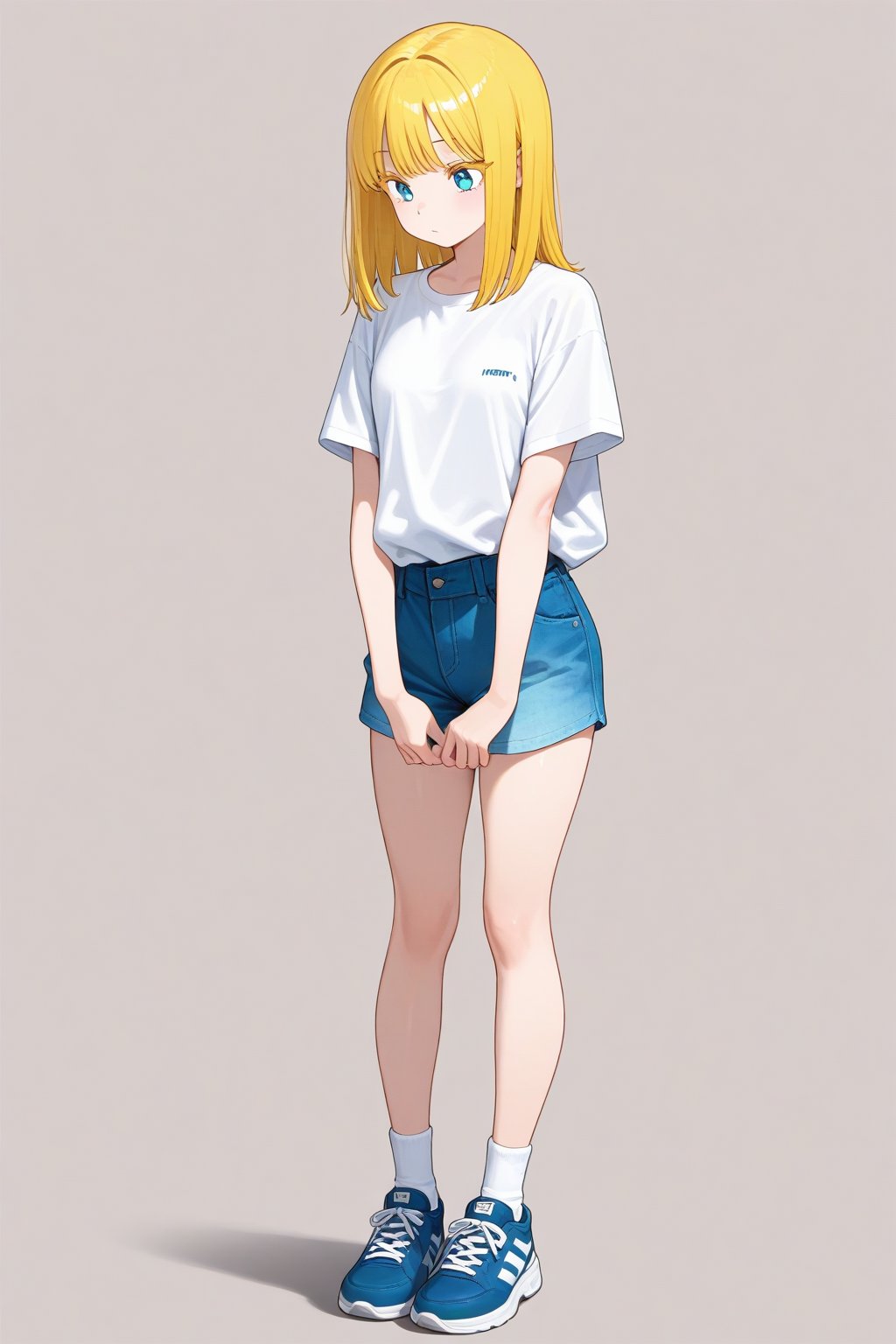 V arms,  Standing,  1girl by 幽鬼処刑人２年目 on Tensor.Art