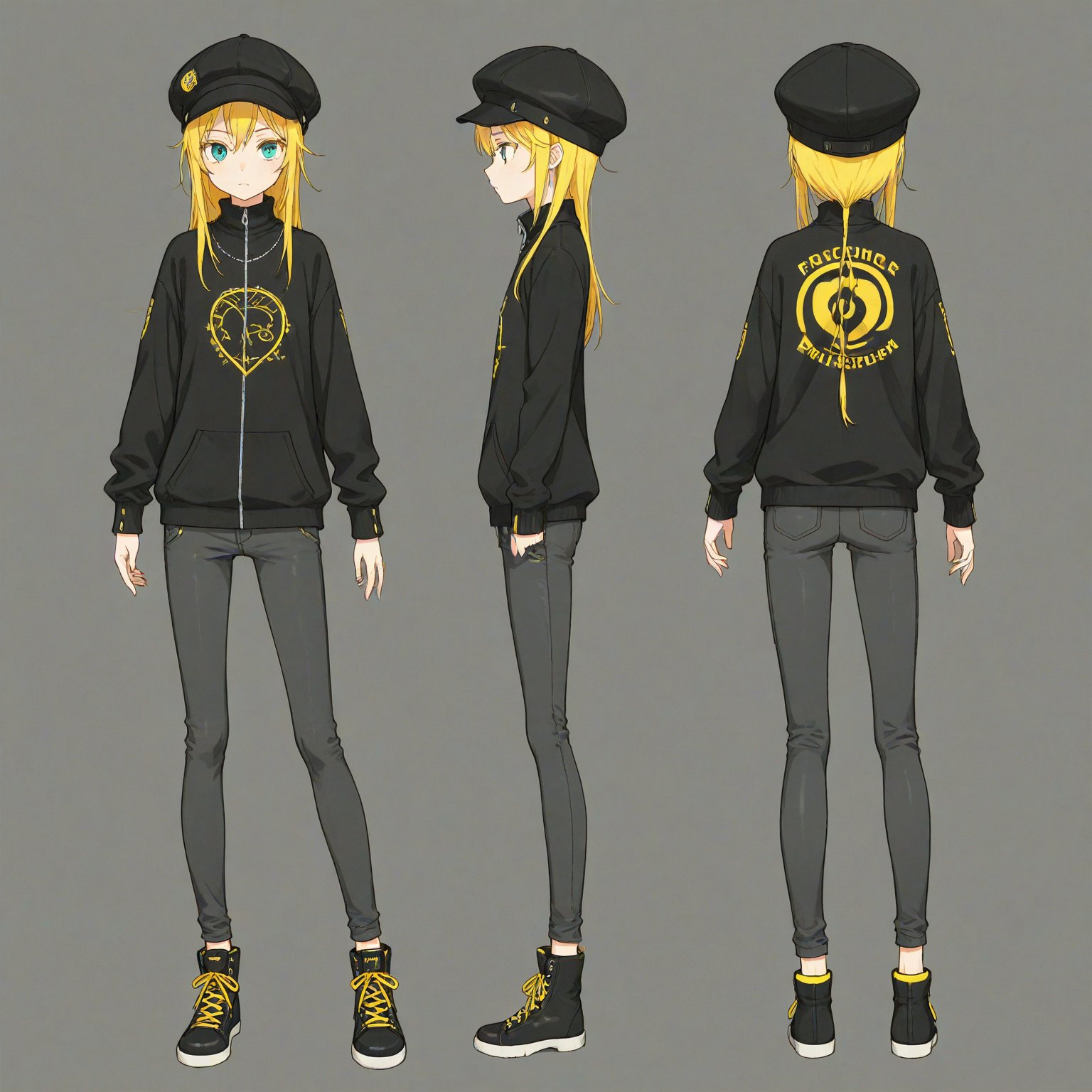 2000-2009 fashion,  Headwear,  turnaround by 幽鬼処刑人２年目 on Tensor.Art