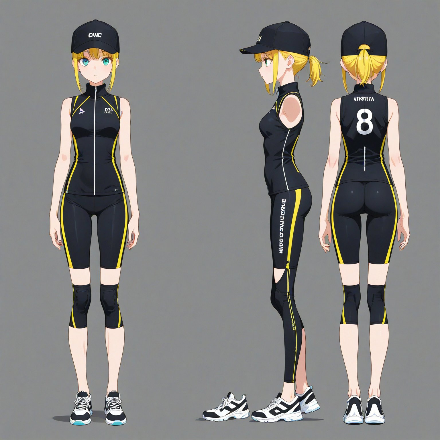 Sportswear,  Headwear,  turnaround by 幽鬼処刑人２年目 on Tensor.Art