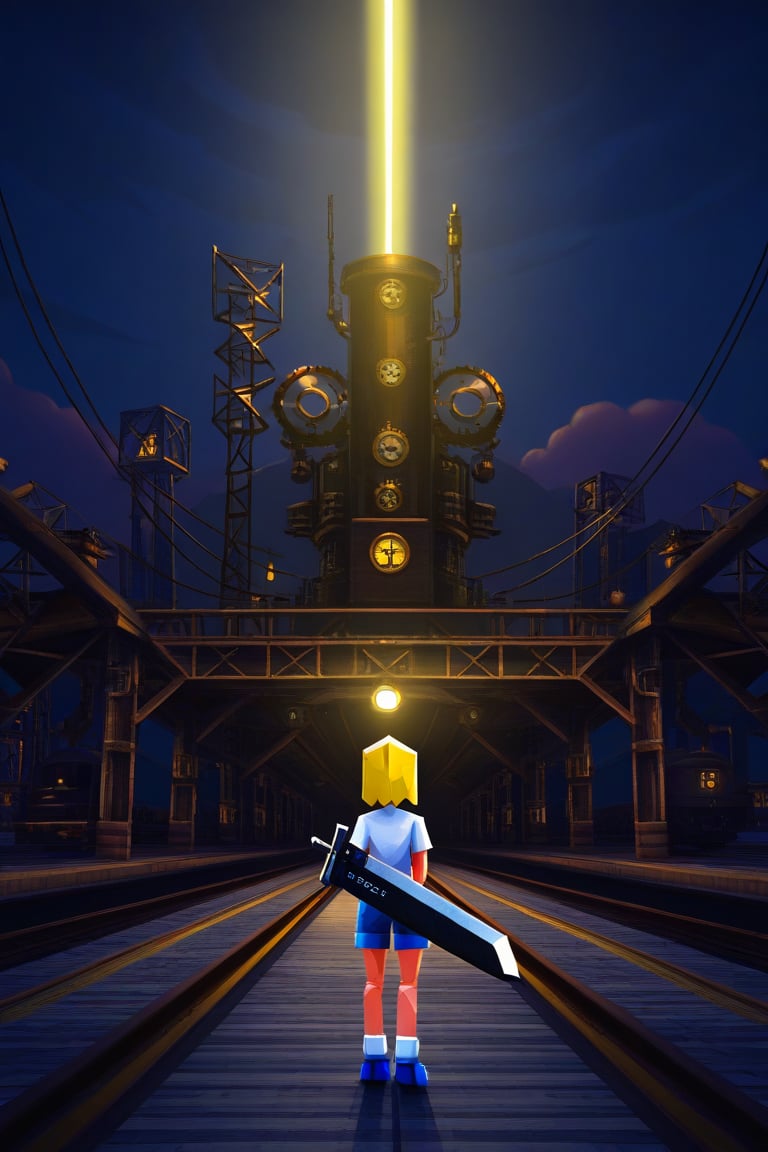 Low poly,  Scenery,  Night by 幽鬼処刑人２年目 on Tensor.Art