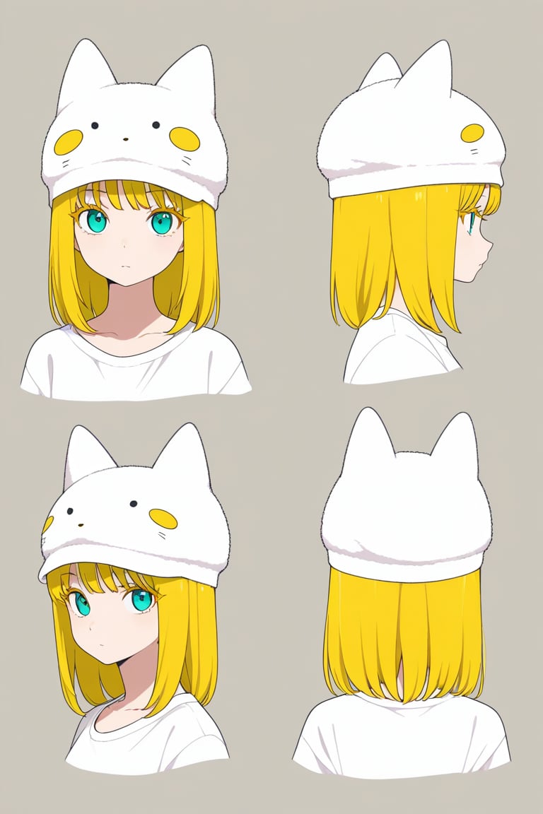 Animal hat,  portrait,  reference sheet by 幽鬼処刑人２年目 on Tensor.Art