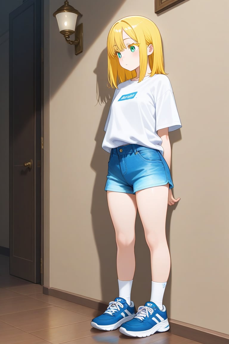 Wall lamp,  1girl,  medium hair by 幽鬼処刑人２年目 on Tensor.Art