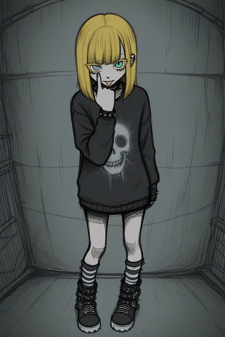 Emo art,  Punk,  Gothic by 幽鬼処刑人２年目 on Tensor.Art