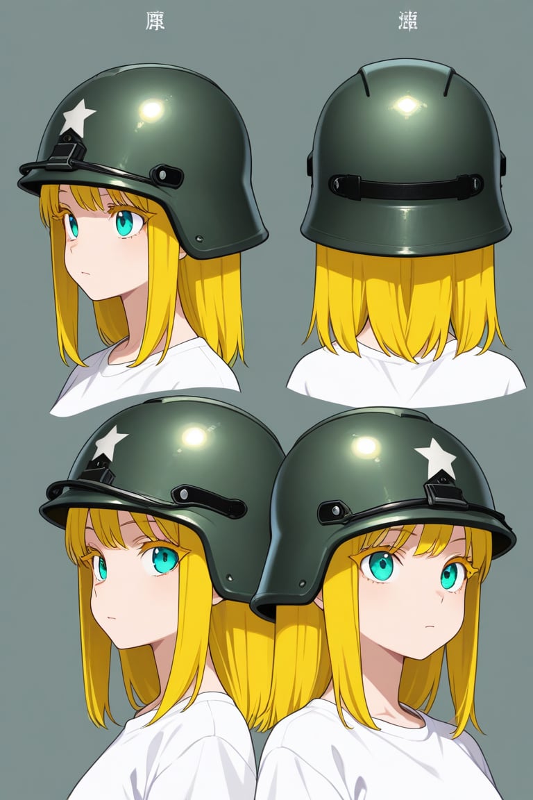 Combat helmet,  portrait,  reference sheet by 幽鬼処刑人２年目 on Tensor.Art