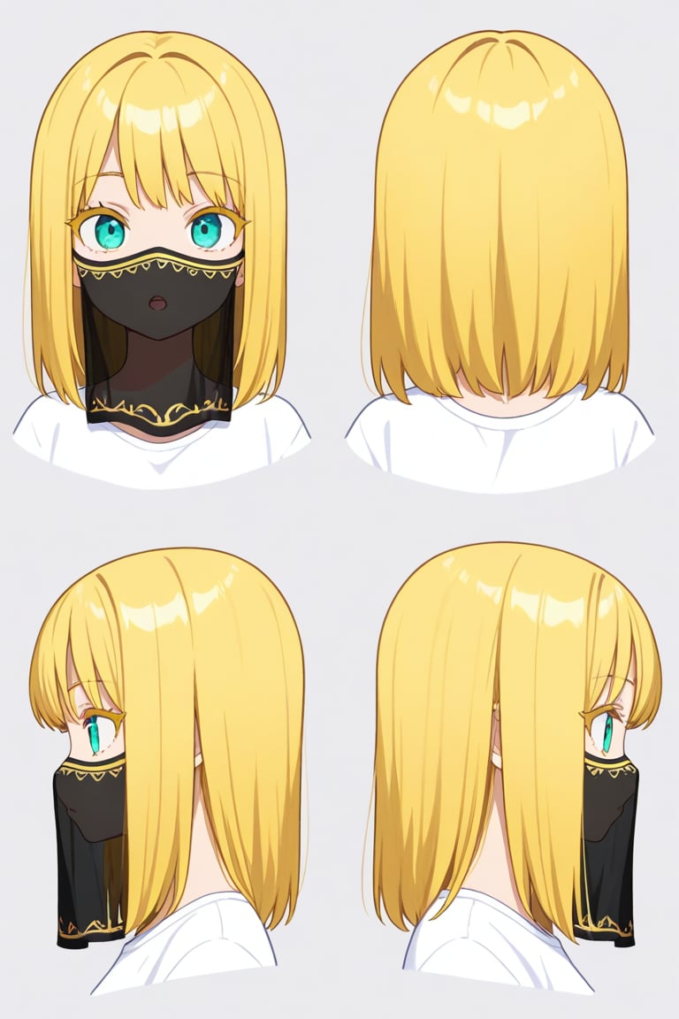 Mouth veil,  portrait,  reference sheet by 幽鬼処刑人２年目 on Tensor.Art