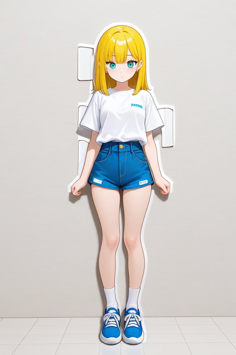 Paper cutout,  1girl,  medium hair by 幽鬼処刑人２年目 on Tensor.Art