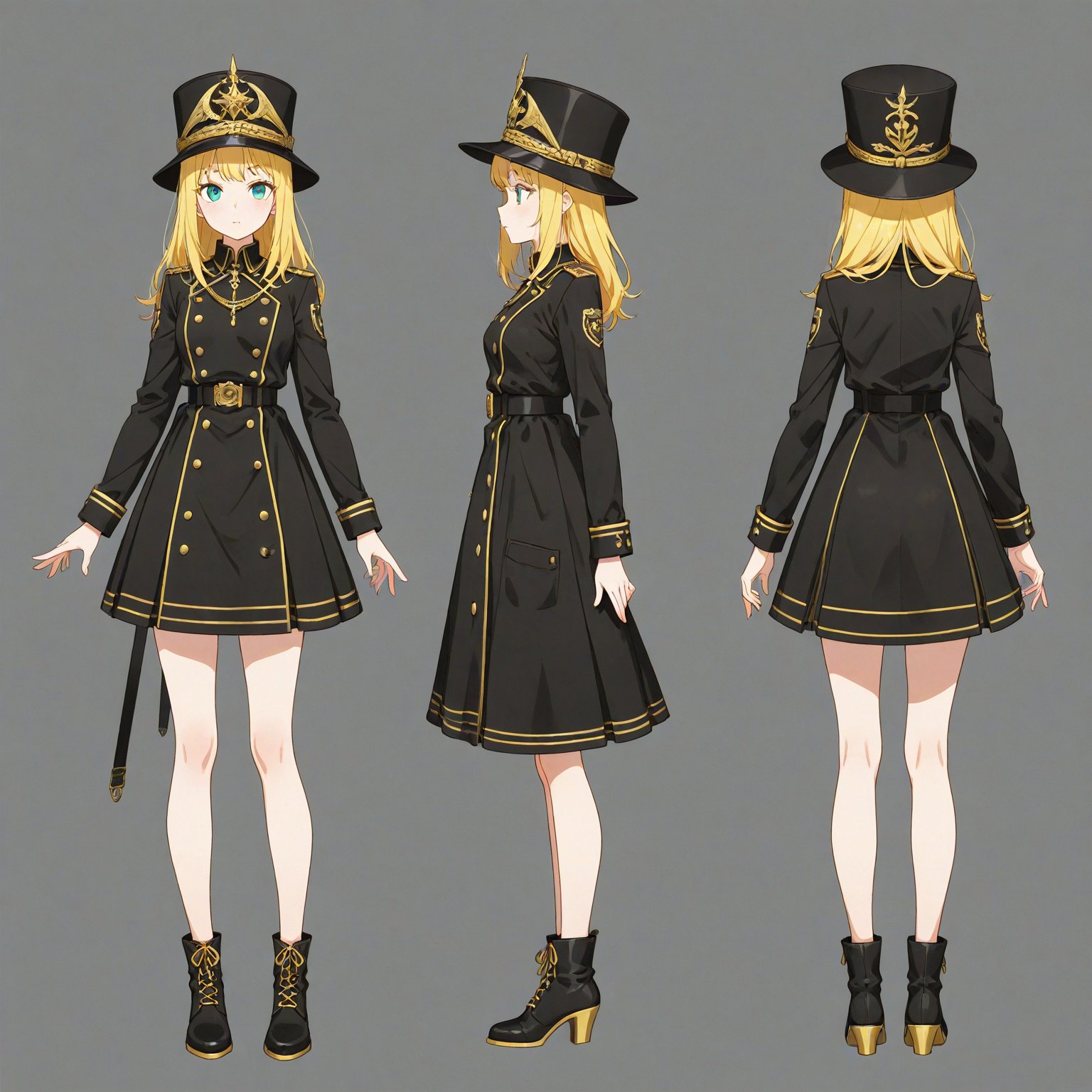 1960-1969 fashion,  Headwear,  turnaround by 幽鬼処刑人２年目 on Tensor.Art